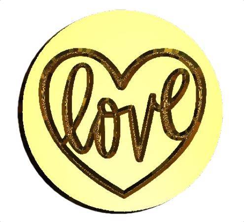 Heart Stamp' Sticker