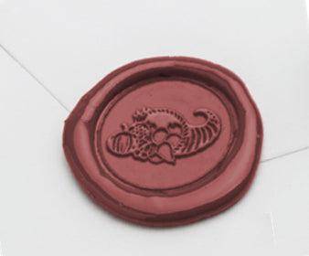 Autumn Design Stamp & Harvest Colorway Sealing Wax Set- Made in USA- LetterSeals.com