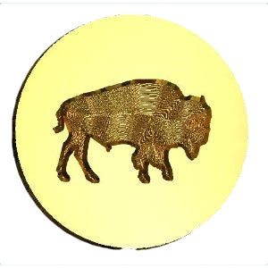 Bison Wax Seal Stamp- Made in USA- LetterSeals.com