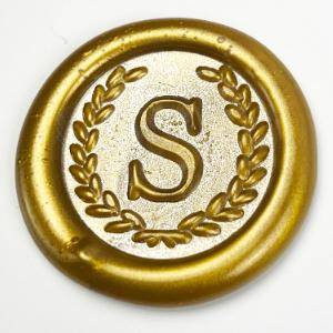 Custom Font Initial Wax Seal Stamp- Made in USA- LetterSeals.com