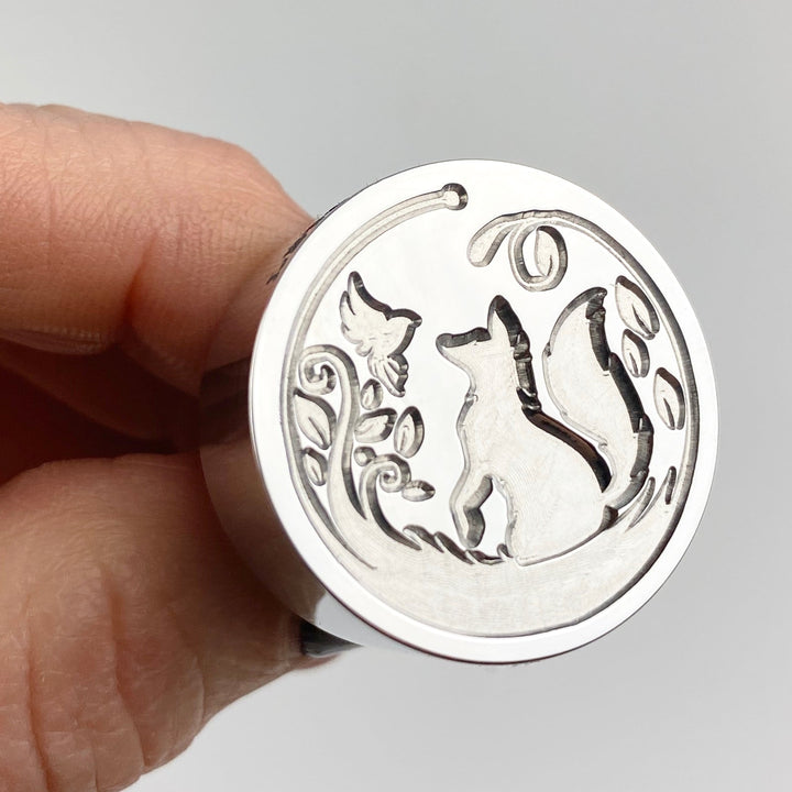 Forest Fox and Bird Wax Seal Stamp- Made in USA- LetterSeals.com