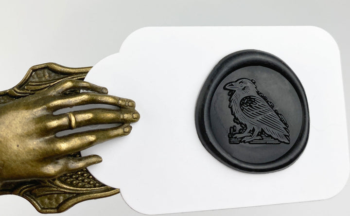 Halloween Design Stamp & Spellbound Colorway Sealing Wax Set- Made in USA- LetterSeals.com