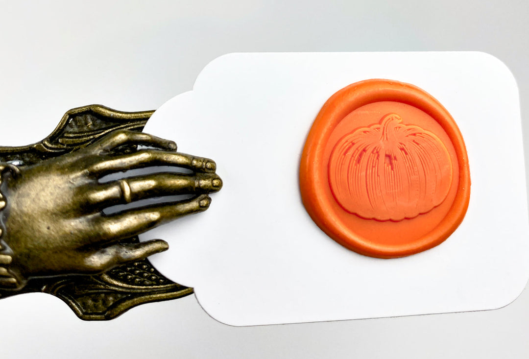 Halloween Design Stamp & Spellbound Colorway Sealing Wax Set- Made in USA- LetterSeals.com