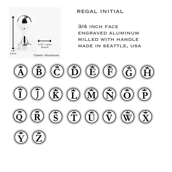 Initial Wax Seal Stamp, Sealing Wax Bead, Melter Boxed Gift Set-LetterSeals.com