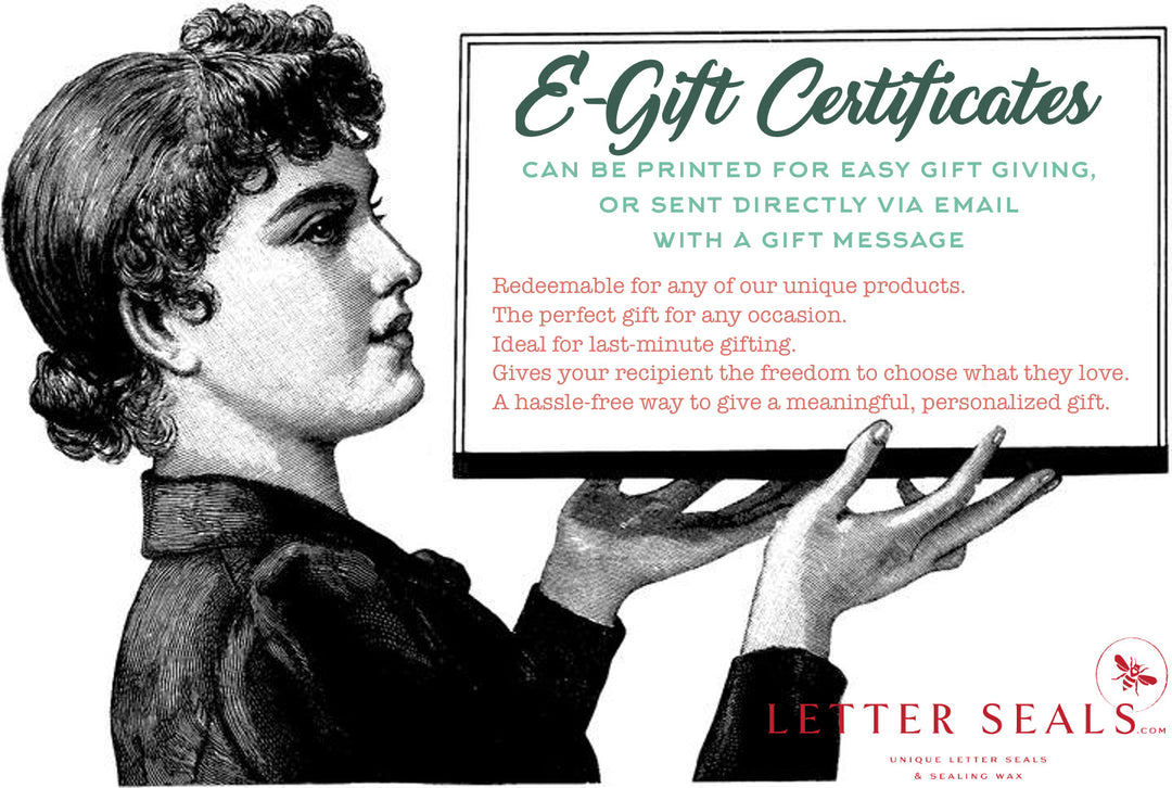 LetterSeals.com E-Gift Certificate-LetterSeals.com