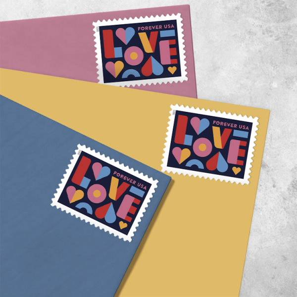 Love 2021 Forever 1st Class Postage Stamps LetterSeals