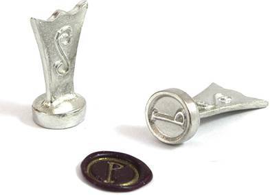 Mini Fun Initial Wax Stamp + Wax Set- Made in USA- LetterSeals.com