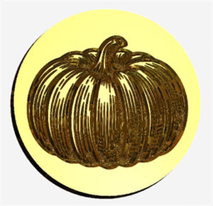 NEW - Linocut Pumpkin Design Wax Seal Stamp- Made in USA- LetterSeals.com