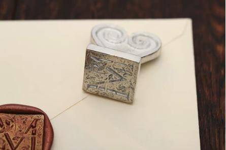 Ornamental Initial 1 Square Wax Seal Stamp –
