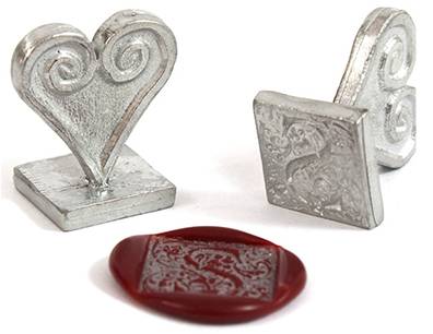 Ornate Initial Wax Stamp + Wax Set- Made in USA- LetterSeals.com