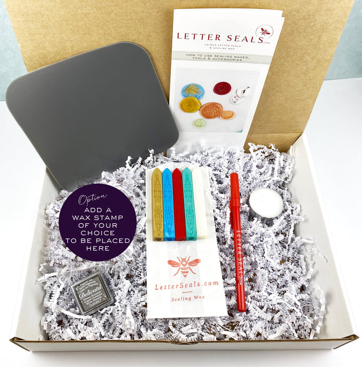 Wick Sealing Wax Gift Set (Stamp Not Included)-LetterSeals.com